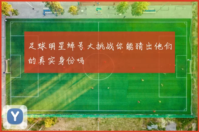 足球明星绰号大挑战你能猜出他们的真实身份吗